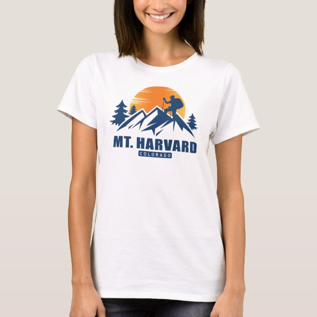 Retro Mount Harvard Hike T-Shirt (Front)