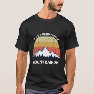 Retro Mount Rainier National Park T-Shirt