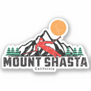 Retro Mount Shasta Ski