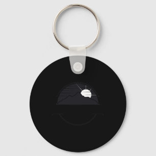Retro Mount Washington New Hampshire Mountain  Key Ring