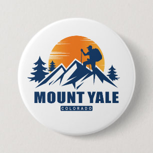 Retro Mount Yale Hike T-Shirt 7.5 Cm Round Badge