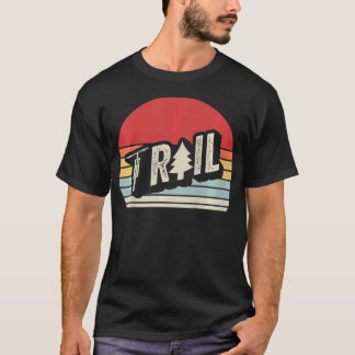 Retro Mountain Bike Trail Riding Vintage T-Shirt