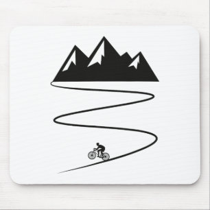 Retro Mountain Biking Retro Biker Graphic Men Wome Mouse Mat