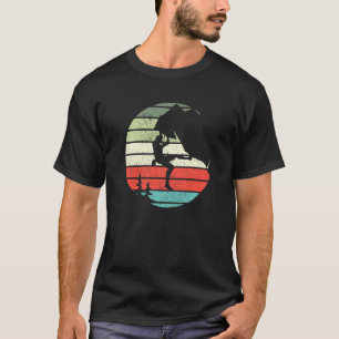 Retro Mountain Climber Climb Bouldering Sports Roc T-Shirt