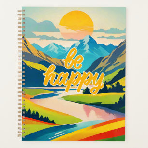 Retro Mountain Landscape Planner
