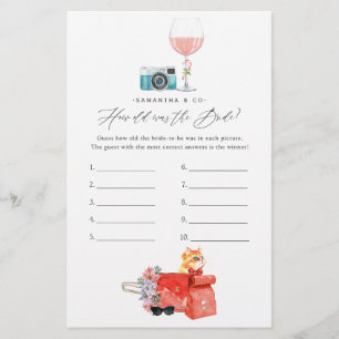 Retro Movie Christmas Bridal Shower Game