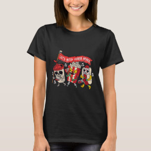 Retro Movie Concessions Let's Watch Horror Movies  T-Shirt