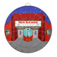 Retro Movie Theatre Dart Board