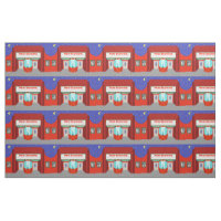 Retro Movie Theatre Fabric
