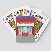 Retro Movie Theatre Playing Cards