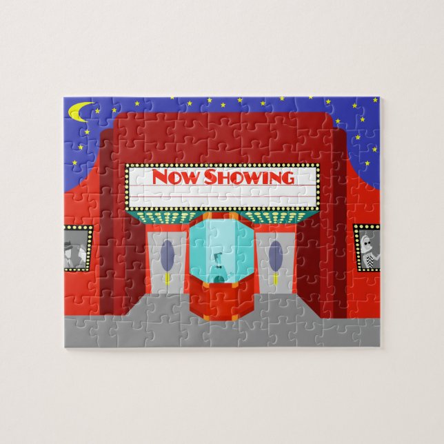 Retro Movie Theatre Puzzle (Horizontal)