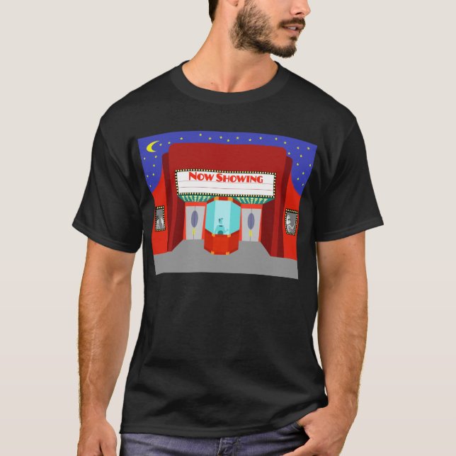 Retro Movie Theatre T-Shirt (Front)