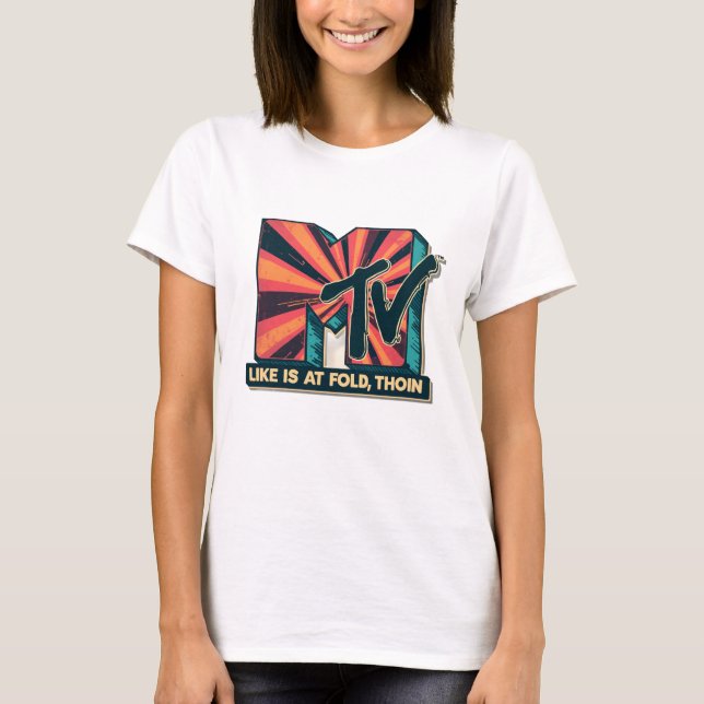 Retro MTV Classic Logo T-Shirt (Front)