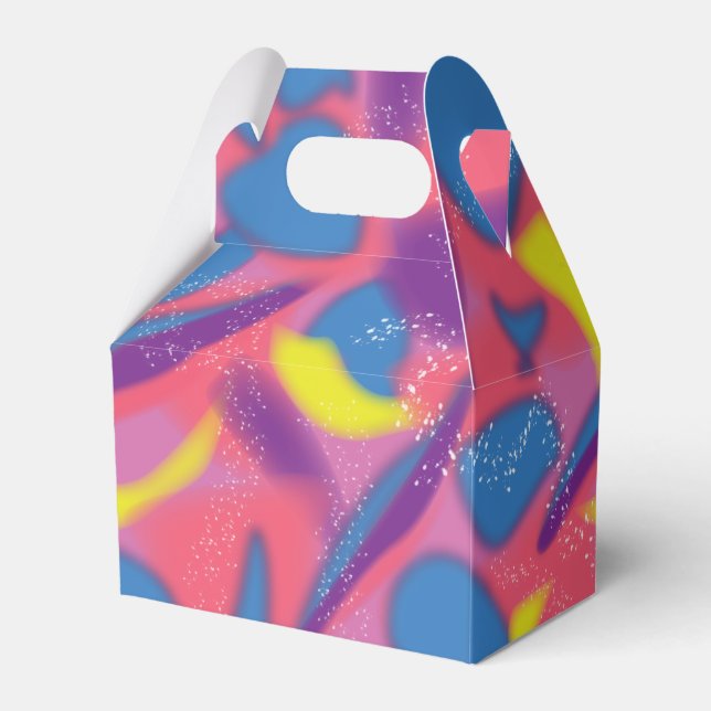Retro Multicolor 90s Favour Box (Back Side)