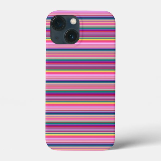 Retro multicolors stripes Case-Mate iPhone case (Back)