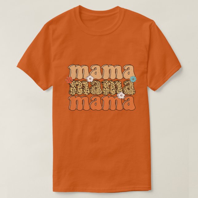 Retro mum 5 T-Shirt (Design Front)