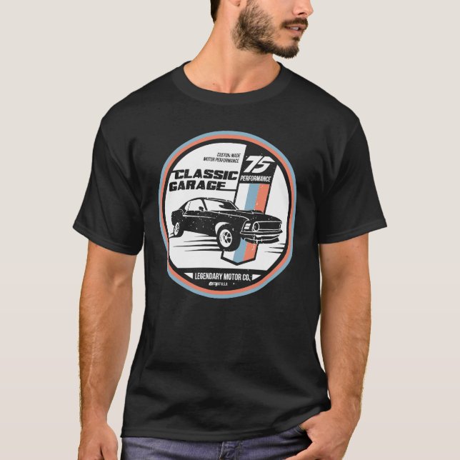 Retro Muscle Car Revival Tee (Front)
