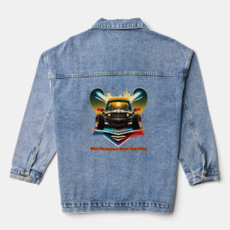Retro Muscle Car – When Horsepower Meant Something Denim Jacket
