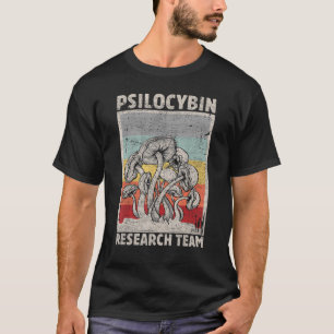 Retro Mushroom Shirt, Vintage Psilocybin Research  T-Shirt