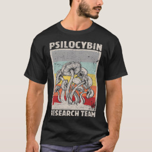 Retro Mushroom  Vintage Psilocybin Research Team   T-Shirt