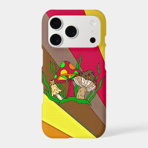 Retro Mushrooms Vintage Colours Pop Art