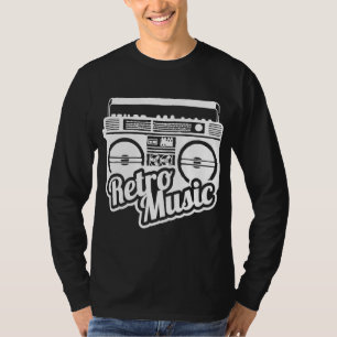 Retro Music 80s 90s Old School Music Hip Hop Beatb T-Shirt