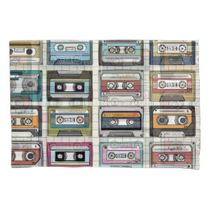 Retro Music Cassette: Nostalgic Icon Pillowcase