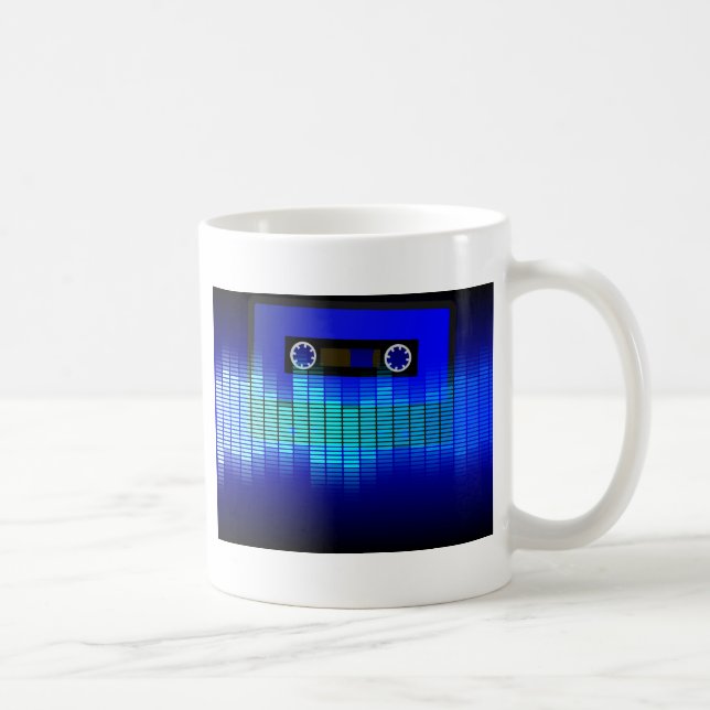 Retro Music Coffee Mug (Right)