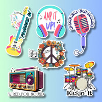 Retro Music Collection Waterproof