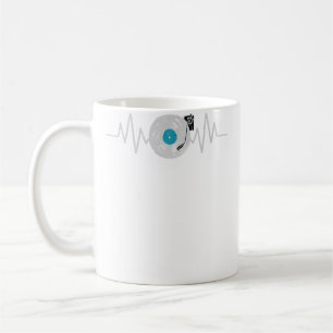 Retro Music Disc-Jockey Dj Vinyl-Record Playing Mu Coffee Mug