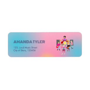 Retro music girls band Birthday Party