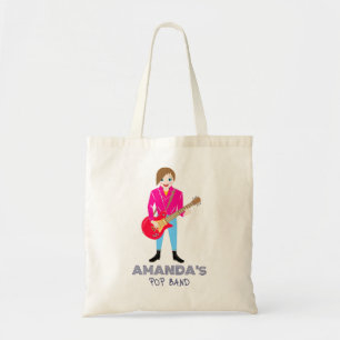 Retro music girls band Birthday Party Tote Bag