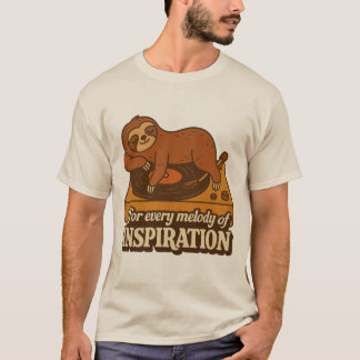 Retro Music Lover Cute Animal Graphic Tee