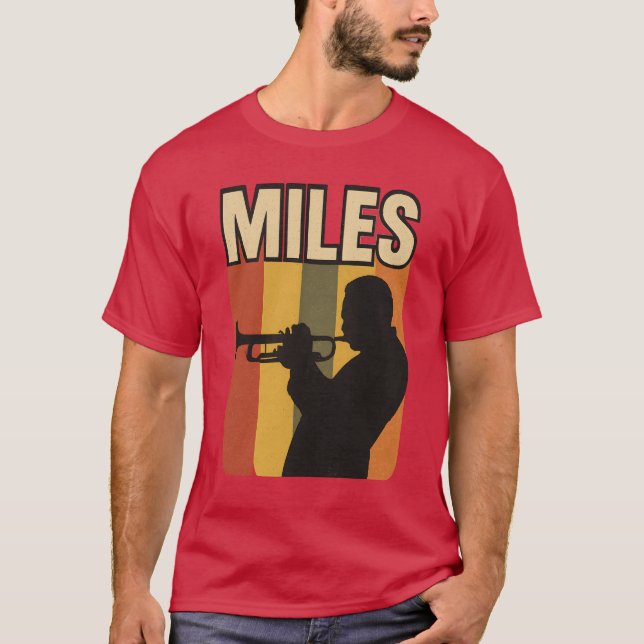 Retro Music Miles T-Shirt (Front)