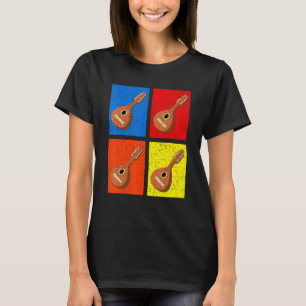 Retro Music String Instrument Mandolin T-Shirt