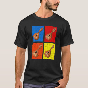 Retro Music String Instrument Mandolin T-Shirt