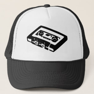 retro music t shirt trucker hat