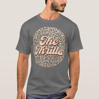 Retro Music Thrills Personalised Name Circle Birth T-Shirt