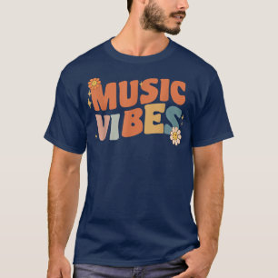 Retro Music Vibes Teacher Women Kids T-Shirt