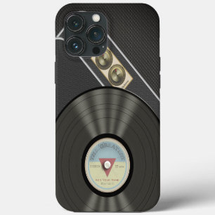 Retro Music Vintage Vinyl Record iPhone 13 Pro Max Case