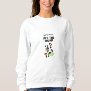 Retro Music Woman T-Shirt – Vintage 70s 80s Style Sweatshirt