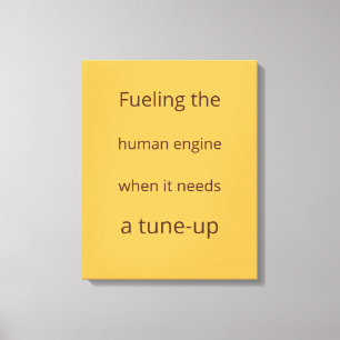 Retro Mustard Heavy Text Perfusionist Print