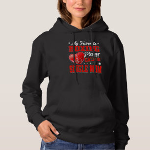 Retro My Favourite Boxing Player Calls Me Single M Hoodie