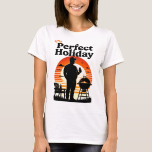 Retro My Perfect Holiday Dark Text Women's T-Shirt