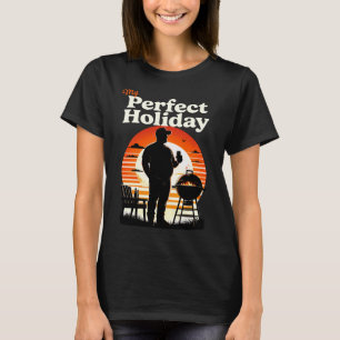 Retro My Perfect Holiday Light Text Women's T-Shirt