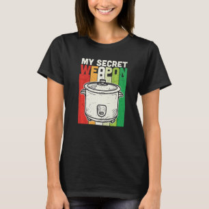 Retro My Secret Weapon Food Culinary Chef Cook Co T-Shirt