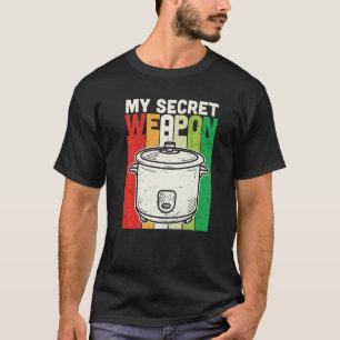 Retro My Secret Weapon Food Culinary Chef Cook Co T-Shirt