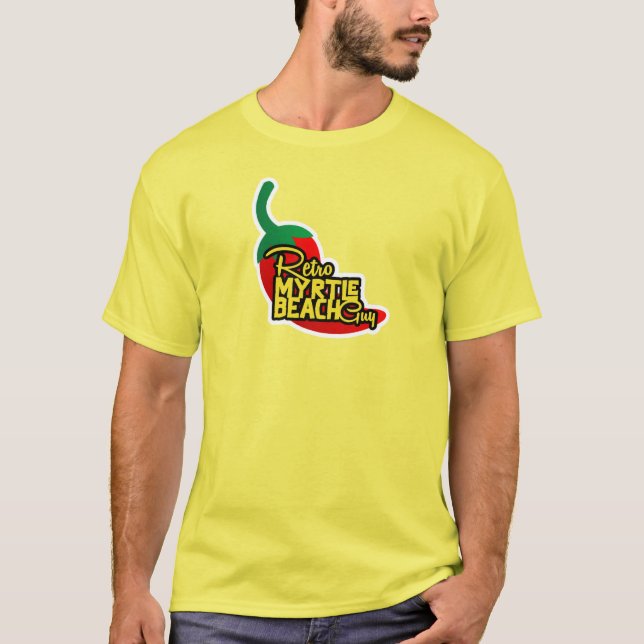 Retro Myrtle Beach Guy Chilli Fest T-Shirt (Front)