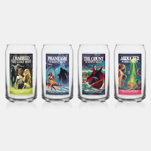 Retro Myrtle Beach Guy Horror Series Can Glass