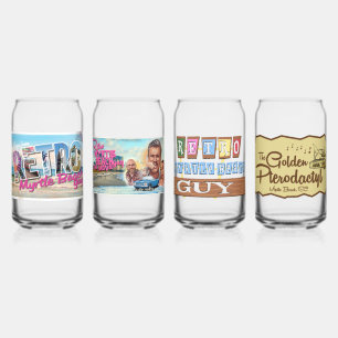 Retro Myrtle Beach Guy Variety Can Glass